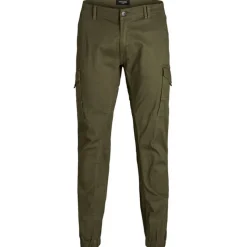 Pantalones largos Jack & jones plus Jjipaul Jjflake Akm542 Olive N. Ps Noos