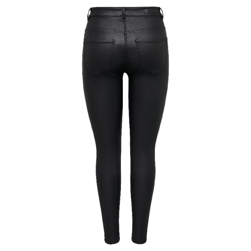 Pantalones largos Jdy Jdynewthunder Coated High Skn Pnt Noos
