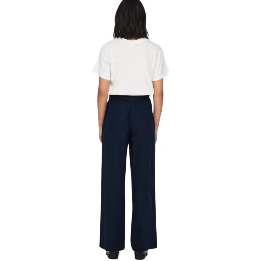 Pantalones largos Jdy Jdysay Mw Linen Belt Pant Wvn Noos
