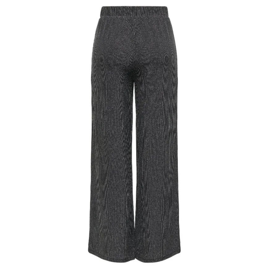 Pantalones largos Only Onlcarol Wide Glitter Pant Box Cs Jrs