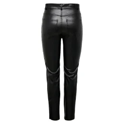 Pantalones largos Only Onlemily Hw St Ank Faux Leather Pnt Noos