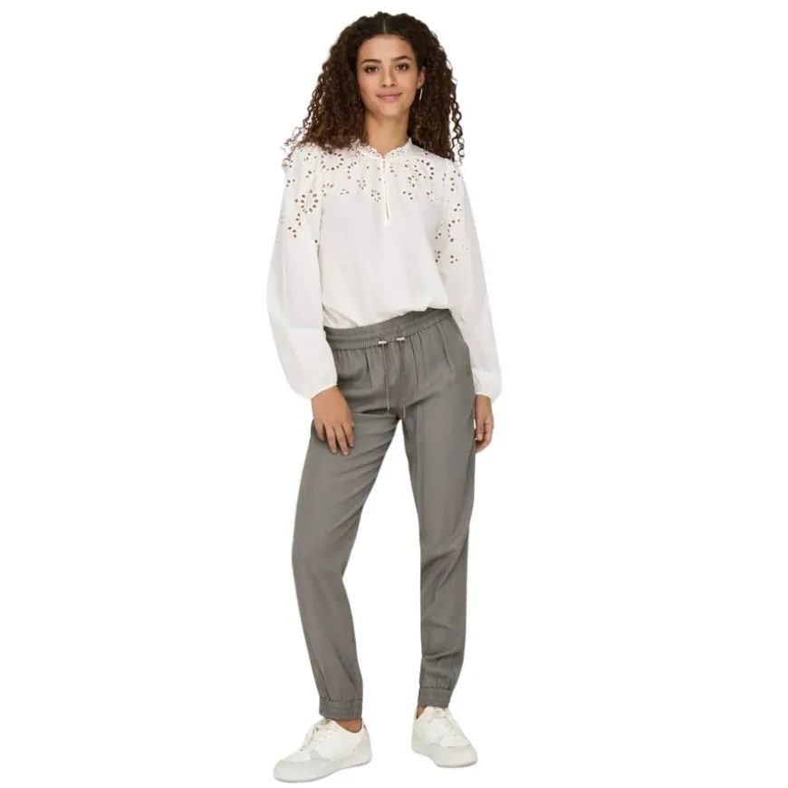 Pantalones largos Only Onlkelda-Emery Mw Pull-Up Pants Pnt Noos