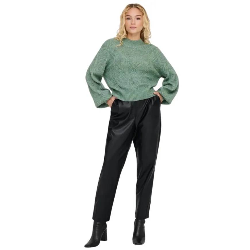 Pantalones largos Only Onlmynte Faux Leather Pants Cs Otw