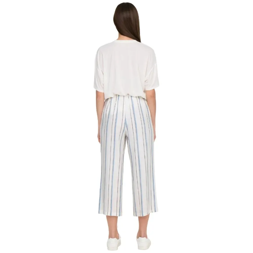 Pantalones largos Only Onlsiesta Mw Pull Linen Bl Culotte Pnt