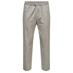 Pantalones largos Only & sons Onslinus Crop 0007 Cot Lin Pnt Noos