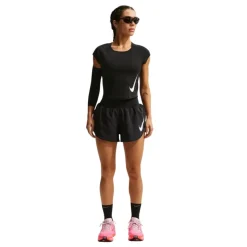 Pantalones Nike W Nk Tempo Flw Swsh Mr Df Shrt