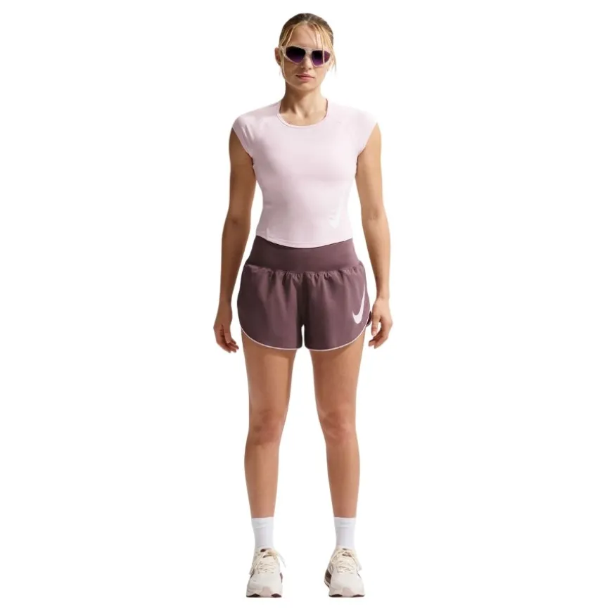 Pantalones Nike W Nk Tempo Flw Swsh Mr Df Shrt
