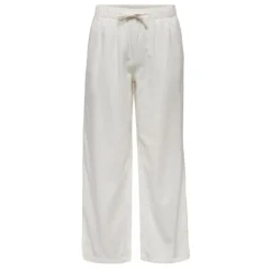 Pantalones piratas Only Onlgoa Mw Lin Bl Pull-Up Culotte Cc Pnt