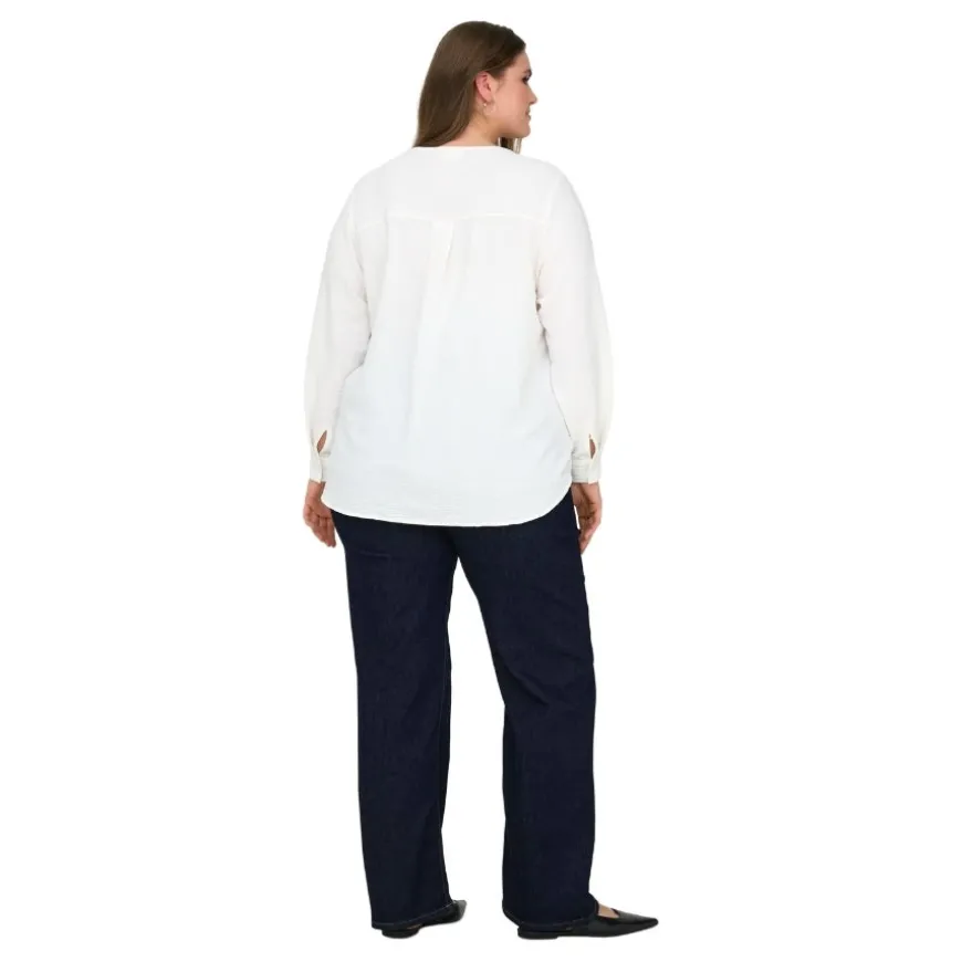 Pantalones tejanos Carmakoma Carwilly Hw Straight Dnm Dot0022
