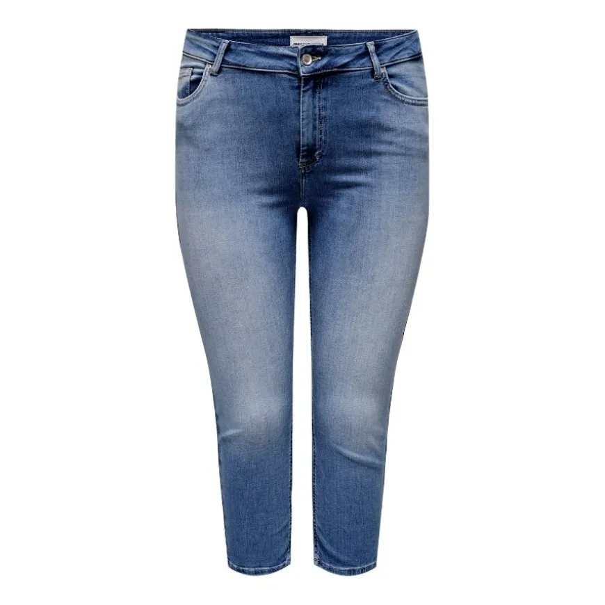 Pantalones tejanos Carmakoma Carwilly Reg Waist Dnm Capri Noos