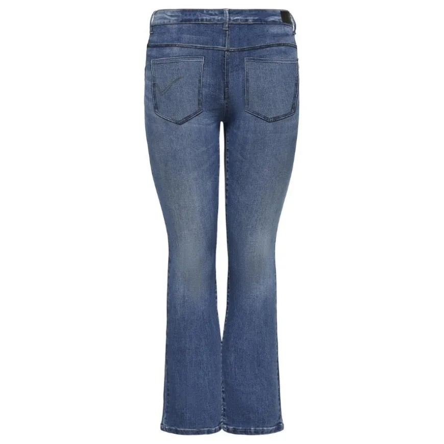 Pantalones tejanos Carmakoma Carsally Reg Flared Dnm Bj114-3 Noos