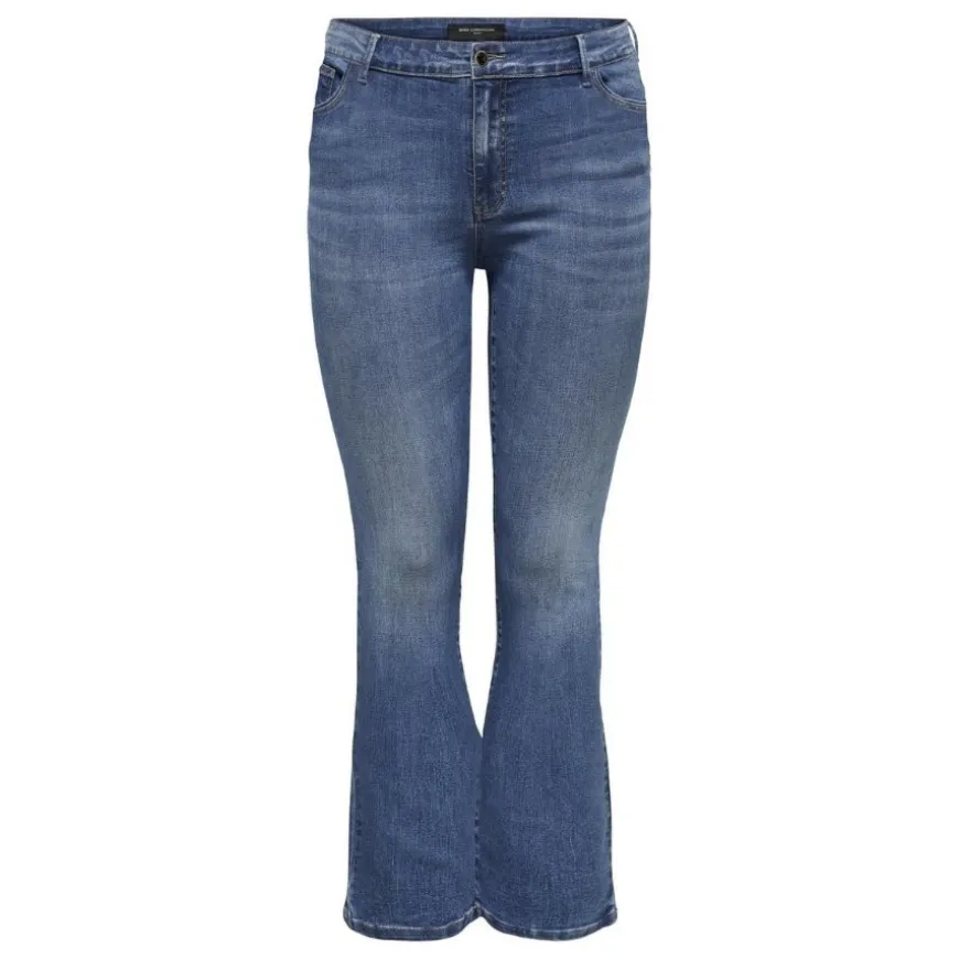 Pantalones tejanos Carmakoma Carsally Reg Flared Dnm Bj114-3 Noos