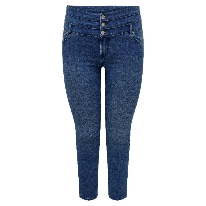 Pantalones tejanos Carmakoma Caraugusta Hw Sk Ank Corsage Pimbox