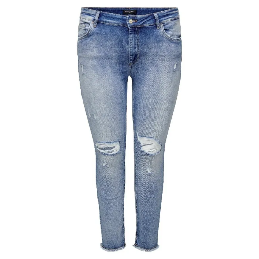 Pantalones tejanos Carmakoma Carwilly Reg Sk Raw Ank Rea213 Dnm