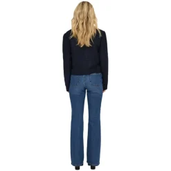 Pantalones tejanos Jdy Jdymoon Hw Bootcut Jeans Dark Blue Dnm