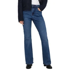 Pantalones tejanos Jdy Jdymoon Hw Bootcut Jeans Dark Blue Dnm