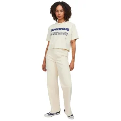 Pantalones tejanos Jjxx JXAJA STRA CTN HW PANT PNT