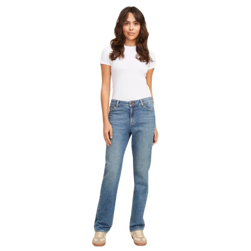 Pantalones tejanos Jjxx Jxnice Sl-Str Mw C8164 Jeans Dnm Noos