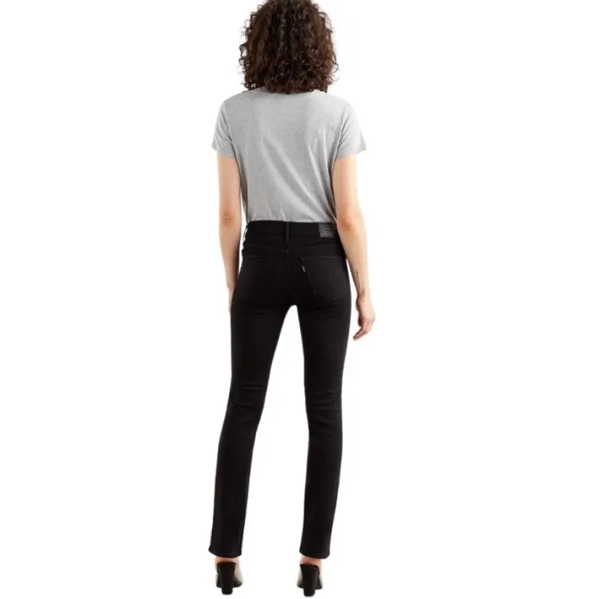 Pantalones tejanos Levis 312 Shaping Slim Soft Black