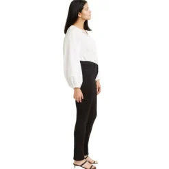 Pantalones tejanos Levis 312 Shaping Slim Soft Black