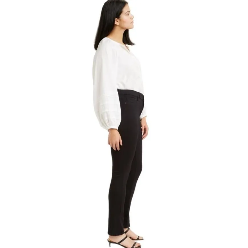 Pantalones tejanos Levis 312 Shaping Slim Soft Black