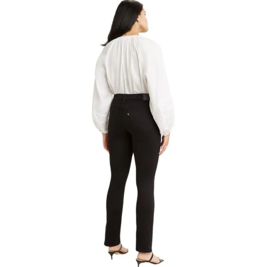 Pantalones tejanos Levis 312 Shaping Slim Soft Black