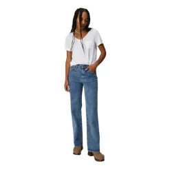 Pantalones tejanos Object Objmarina MW Denim Jeans Noos