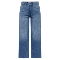 Pantalones tejanos Only Onlann-Madison Hw Crop Wd Dnm Soo618Noos