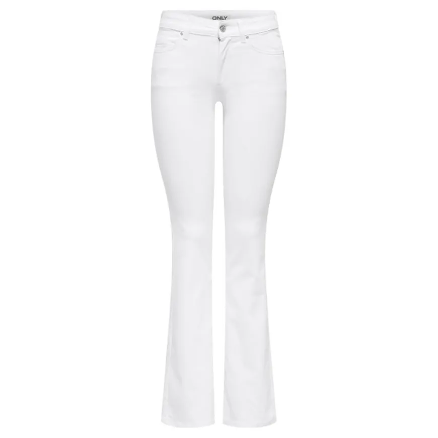 Pantalones tejanos Only Onlblush Mw Back Pock Fla Sik730 Dnm
