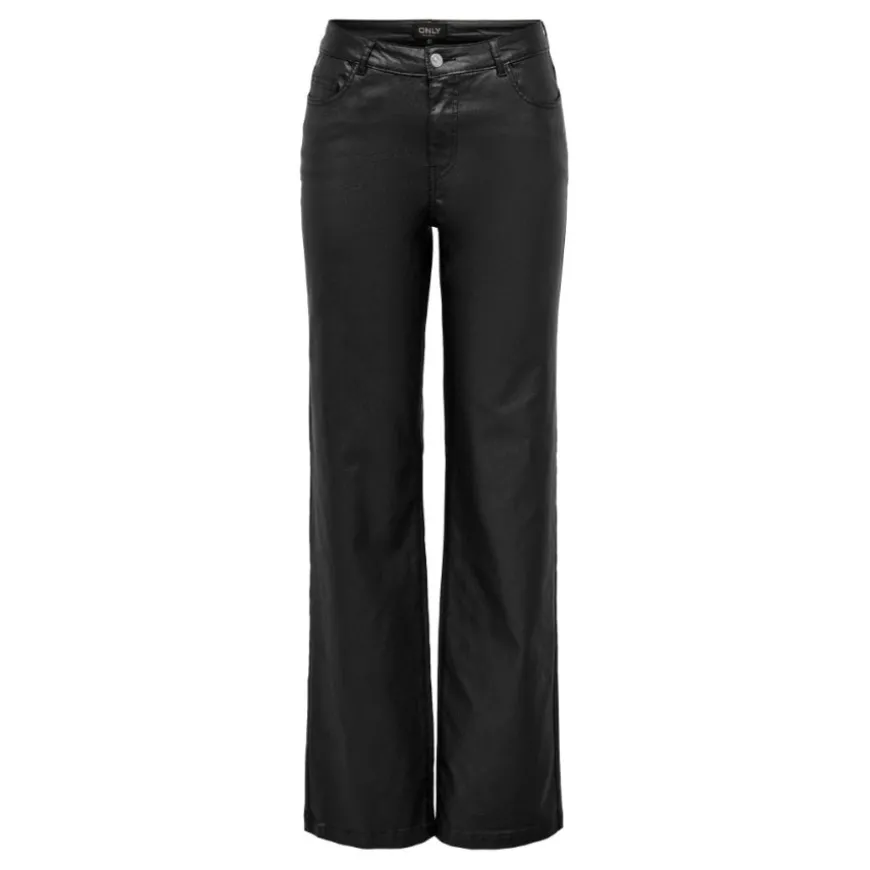 Pantalones tejanos Only Onlblush-Gosh Mw Str Coated Pant Cs