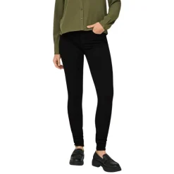 Pantalones tejanos Only Onlblush Mid Sk 4Everblk Dnm Soo796 Noos