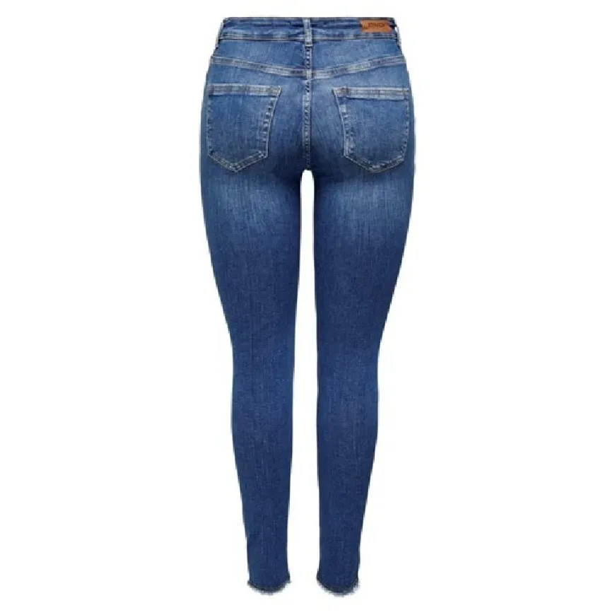 Pantalones tejanos Only Onlblush Mid Sk Ank Rw Dnm Rea1319 Noos