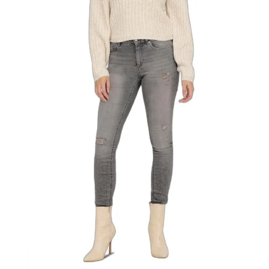 Pantalones tejanos Only Onlblush Mid Sk Ak Rw Dst Dnm Rea724Noos