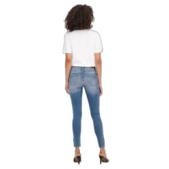 Pantalones tejanos Only Onlblush Mid Sk Ank Zip Dnm Tai848 Noos