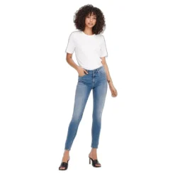 Pantalones tejanos Only Onlblush Mid Sk Ank Zip Dnm Tai848 Noos