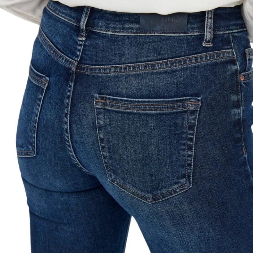 Pantalones tejanos Only Onlblush Mid Flared Dnm Tai021 Noos