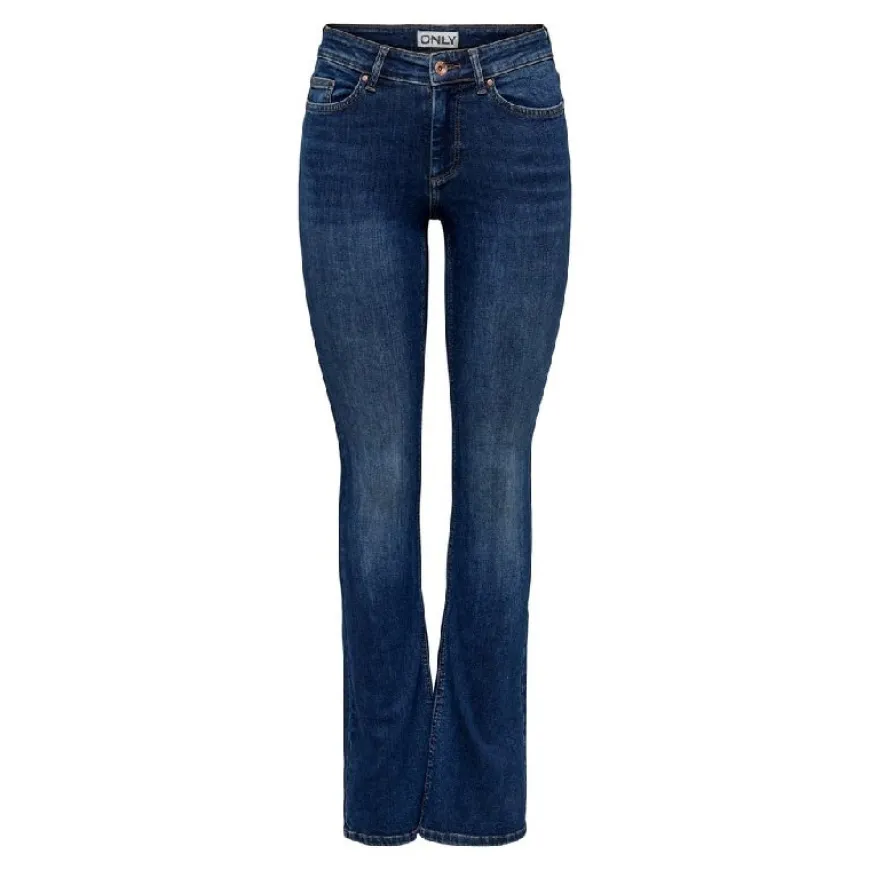 Pantalones tejanos Only Onlblush Mid Flared Dnm Tai021 Noos