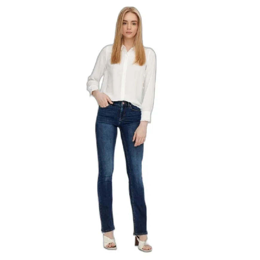 Pantalones tejanos Only Onlblush Mid Flared Dnm Tai021 Noos
