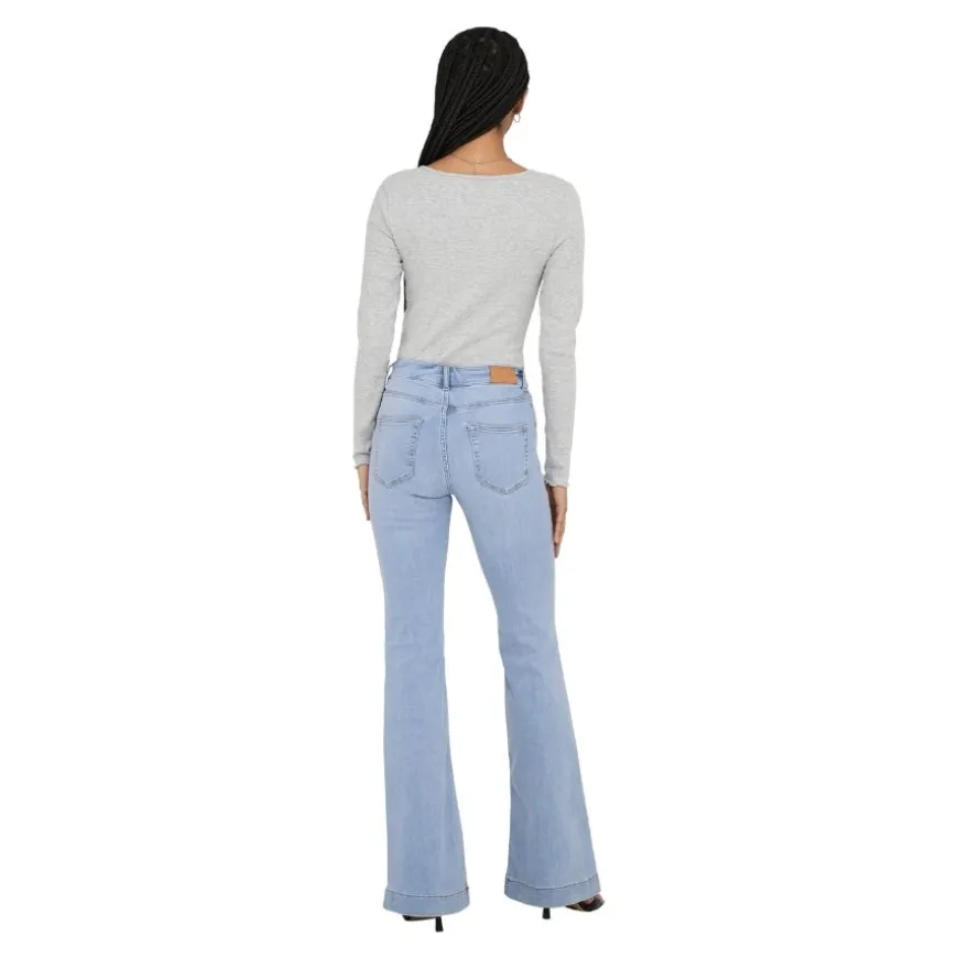 Pantalones tejanos Only Onlblush Md Retro Flared Dnm Dia322 Noos