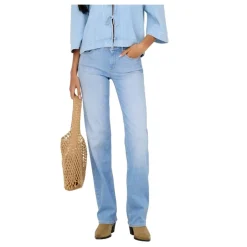 Pantalones tejanos Only Onlblush Mid Straight Dnm Rea828 Noos