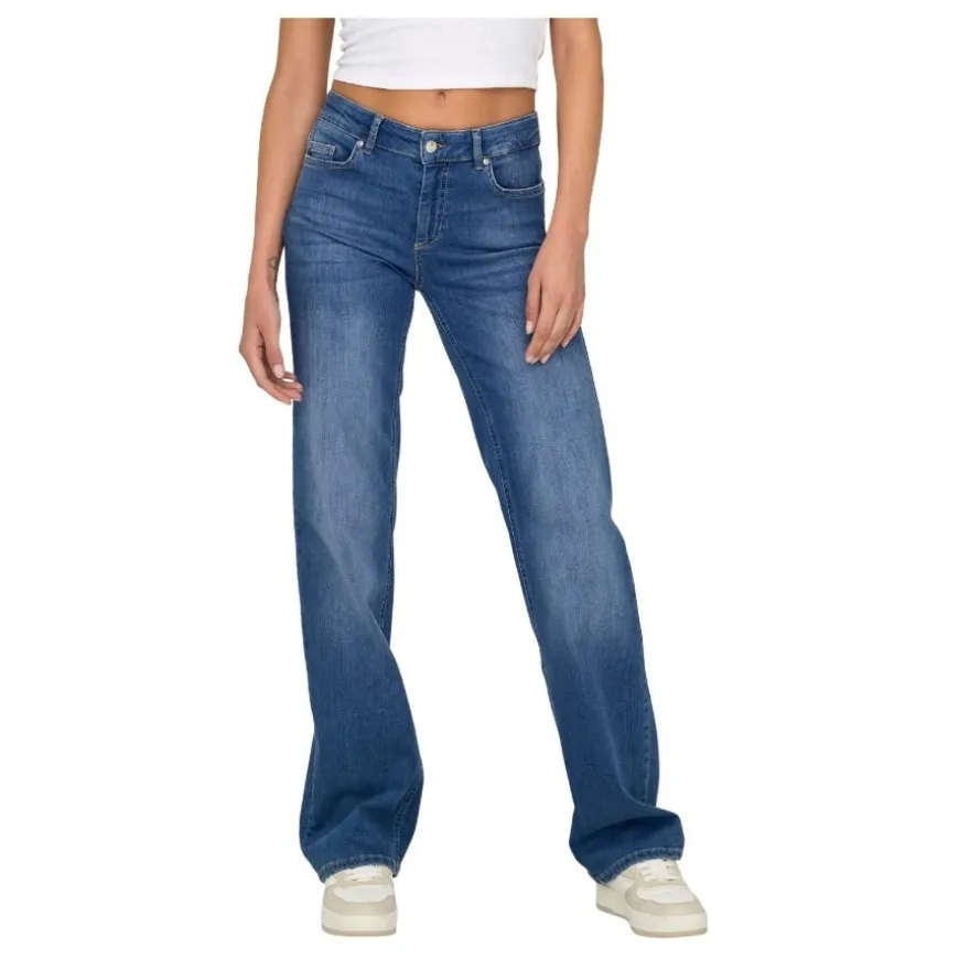 Pantalones tejanos Only Onlblush Mid Straight Dnm Rea12187 Noos