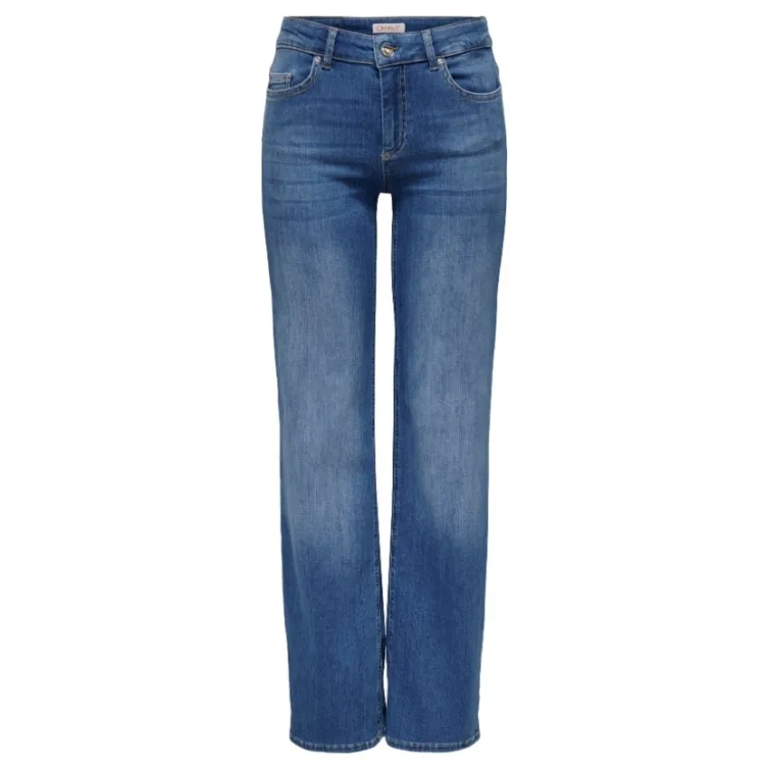 Pantalones tejanos Only Onlblush Mid Straight Dnm Rea12187 Noos