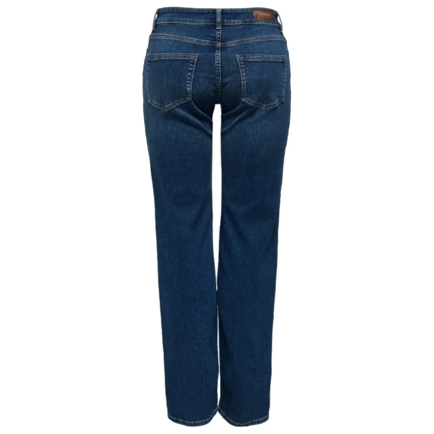 Pantalones tejanos Only Onlblush Mid Straight Dnm Tai021 Noos
