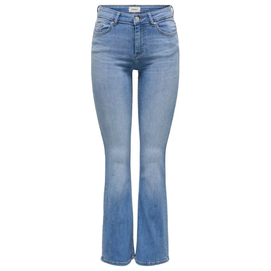 Pantalones tejanos Only Onlblush Mw Back Pock Fla Tai222 Dnmnoos