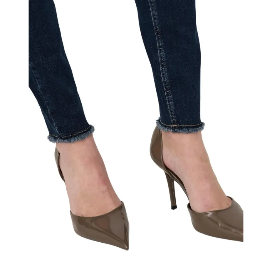 Pantalones tejanos Only Onlblush Mid Sk Ank Rw Dnm Rea394