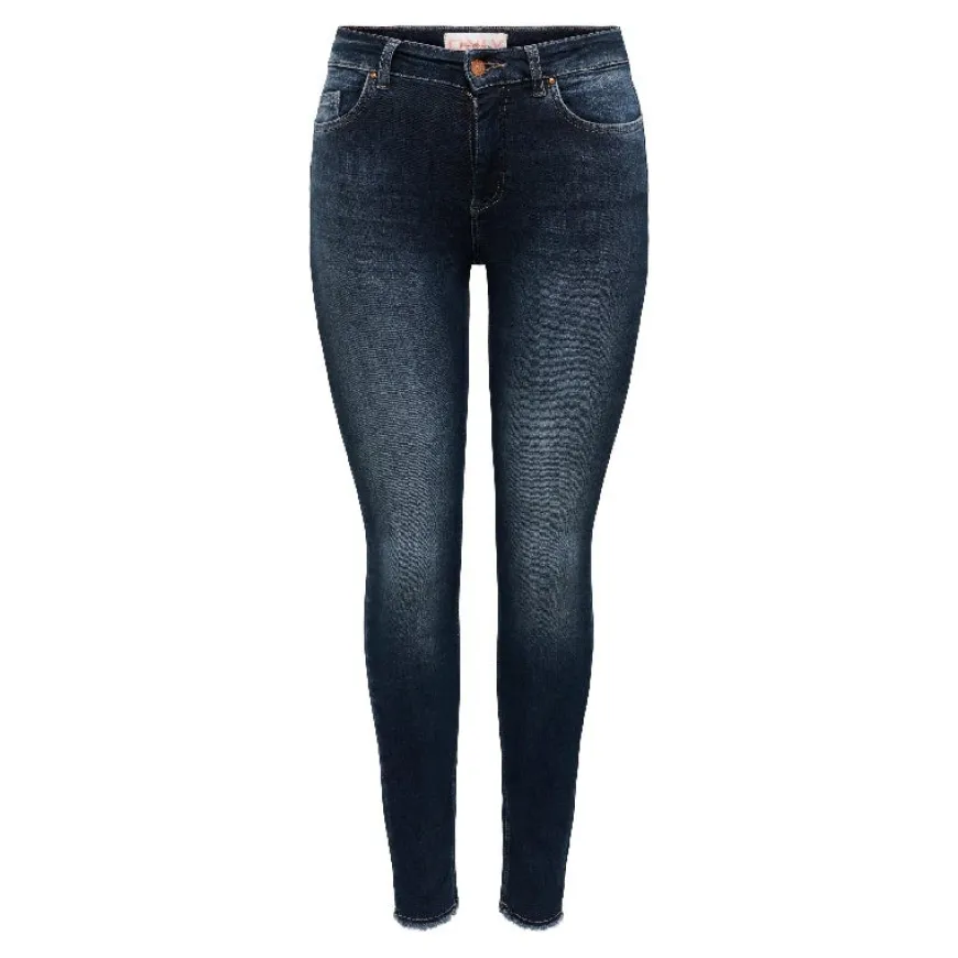 Pantalones tejanos Only Onlblush Mid Sk Ank Rw Dnm Rea394