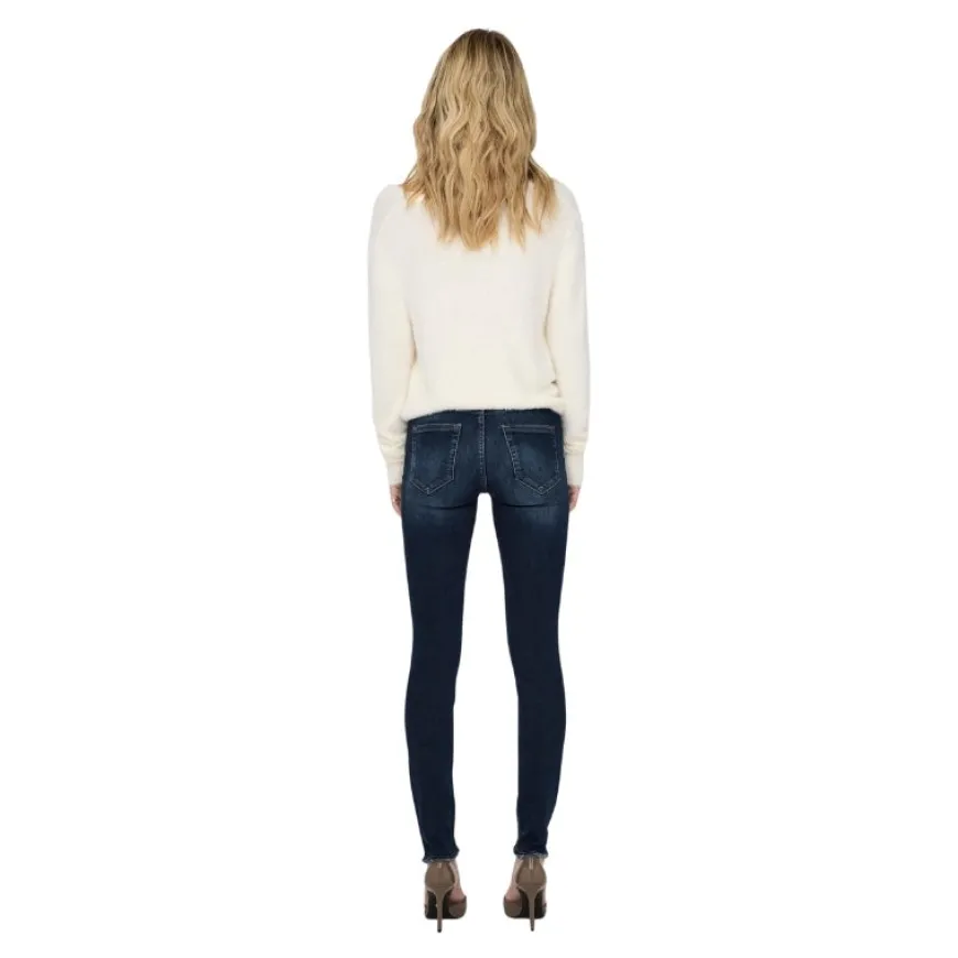 Pantalones tejanos Only Onlblush Mid Sk Ank Rw Dnm Rea394