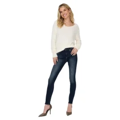 Pantalones tejanos Only Onlblush Mid Sk Ank Rw Dnm Rea394