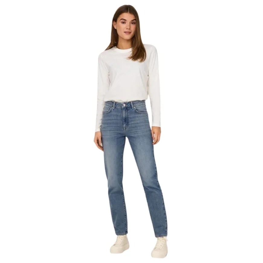Pantalones tejanos Only Onlemily Stretch HW ST AK Dnm Dot321NC