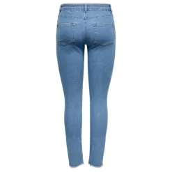 Pantalones tejanos Only Onlhush Mid Skin Ank Rw Dnm Akm186